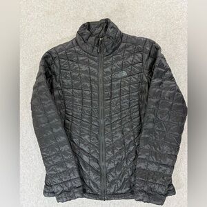 The North Face Womens Size: M Thermoball Jacket Gray  Puffer Nylon Quilted Light